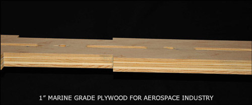 1” Marine Grade Plywood For Aerospace Industry